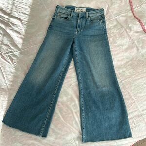 Frank and Eileen Galway wide leg cropped jean